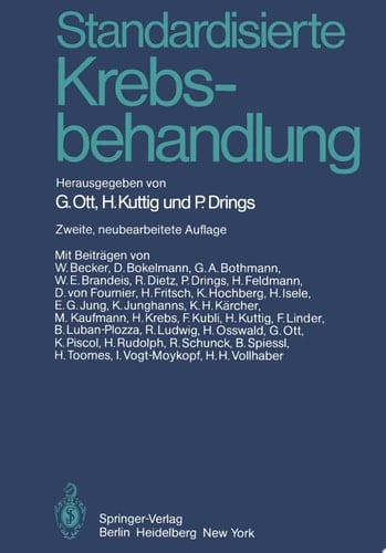 Standardisierte Krebsbehandlung