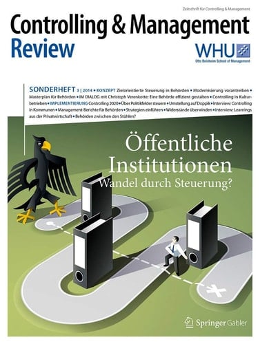 Controlling & Management Review Sonderheft 3-2014 Öffentliche Institutionen