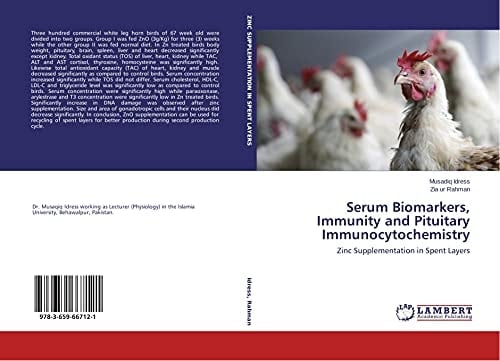 Serum Biomarkers, Immunity and Pituitary Immunocytochemistry Zinc Supplementation in Spent Layers