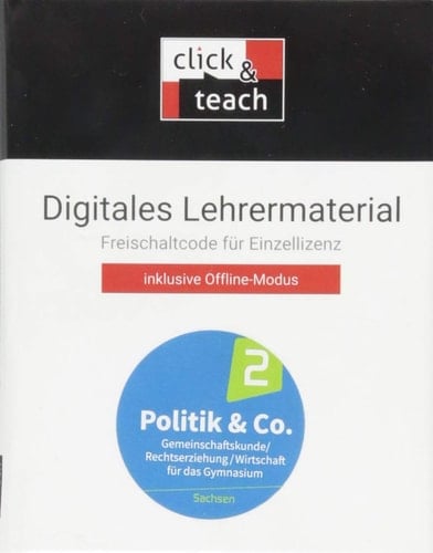 Politik & Co. - Sachsen - neu/Politik & Co. - Sachsen click & teach 2 Box - neu Gemeinschaftskunde/Rechtserziehung/Wirtschaft für das Gymnasium/Digitales Lehrermaterial (Karte mit Freischaltcode)