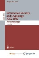 Information Security and Cryptology - Icisc 2000