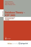 Database Theory - Icdt 2003