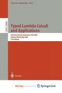 Typed Lambda Calculi and Applications 5th International Conference, TLCA 2001 Krakow, Poland, May 2-5, 2001 Proceedings