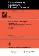 Optimization Techniques Proceedings of the 9th IFIP Conference on Optimization Techniques Warsaw, September 4–8, 1979