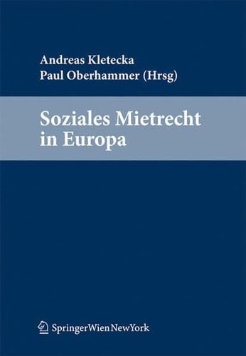 Soziales Mietrecht in Europa