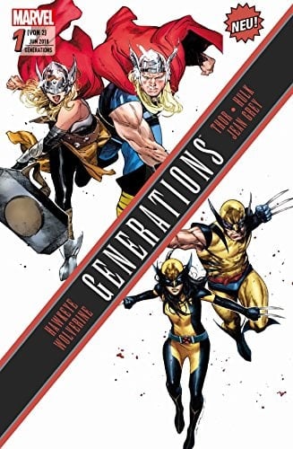 Hawkeye, Thor, Hulk, Wolverine, Jean Grey