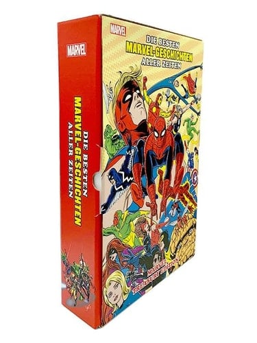 Die besten Marvel-Geschichten aller Zeiten: Marvel Treasury Edition (Hardcover-Überformat im Schuber und bedruckten Umkarton)