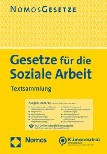Gesetze für die Soziale Arbeit Textsammlung