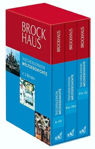 Brockhaus, Taschenlexikon Weltgeschichte in 3 Bänden