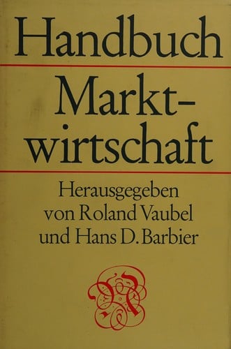 Handbuch Marktwirtschaft
