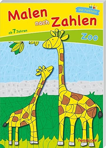 Malen nach Zahlen - Zoo ab 7 Jahren