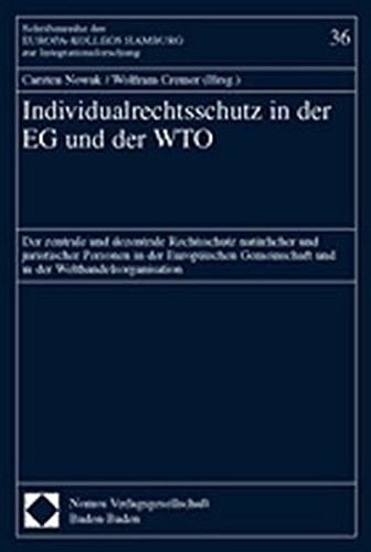 Individualrechtsschutz in der EG und der WTO.