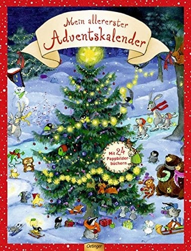 Mein allererster Adventskalender mit 24 Pappbilderbüchern zum Herausnehmen
