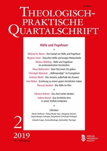 Hölle und Fegefeuer Theologisch-praktische Quartalschrift 2/2019