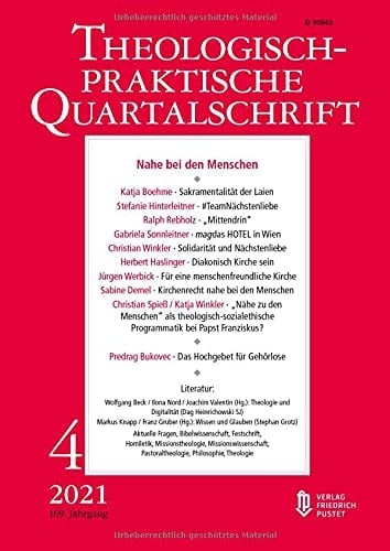Nahe bei den Menschen Theologisch-praktische Quartalschrift 4/2021