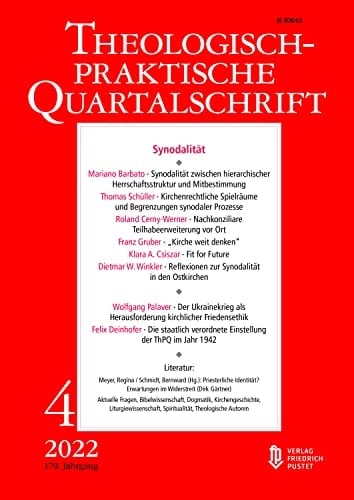 Synodalität Theologisch-praktische Quartalschrift 4/2022