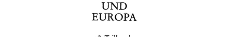 Melanchthon und Europa Westeuropa