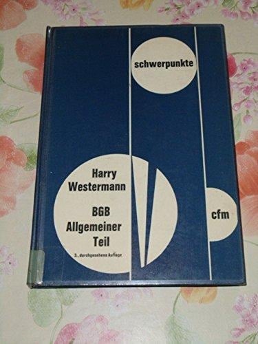 BGB Allgemeiner Teil