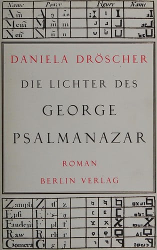 Die Lichter des George Psalmanazar
