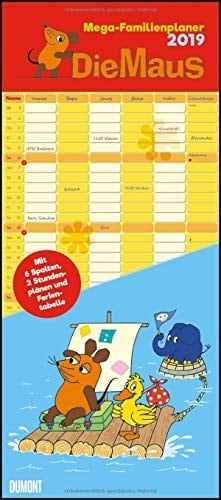 Die Maus 2019 - DUMONT Mega-Familienkalender