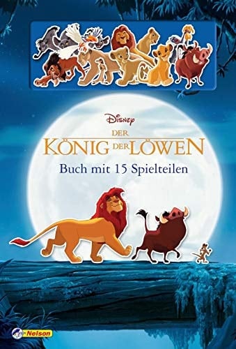 Disney - der König der Löwen Buch mit 15 Spielteilen
