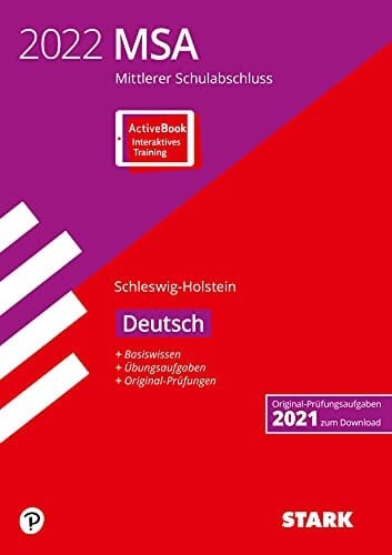 STARK Original-Prüfungen und Training MSA 2022 - Deutsch - Schleswig-Holstein