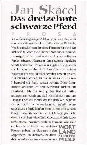 Das dreizehnte schwarze Pferd;