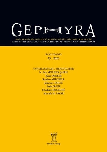 Gephyra 25, 2023 Zeitschrift Für Die Geschichte und Kulturen Des Antiken Östlichen Mittelmeerraums