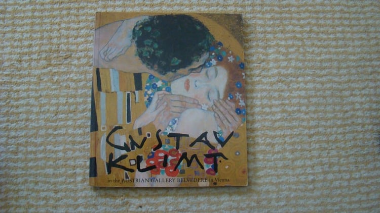 Gustav Klimt in the Austrian Gallery Belvedere in Vienna