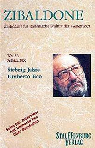 Schwerpunkt: Umberto Eco