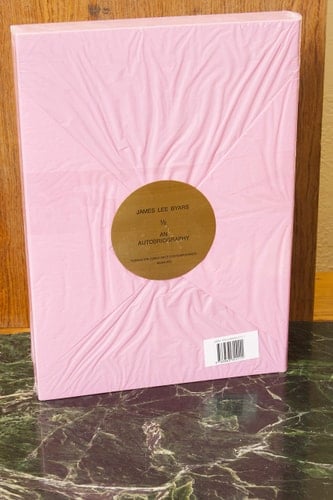 James Lee Byars 1/2 : an Autobiography