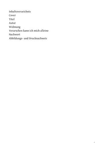 Verarschen kann ich mich alleine Widerworte und Einsprüche zur Lage der Nation