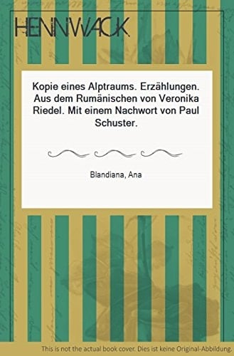 Kopie eines Alptraums Erzählungen