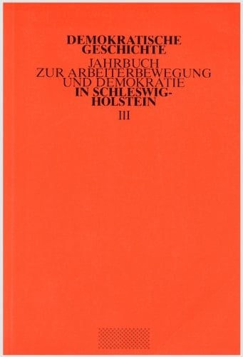 125 Jahre sozialdemokratische Arbeiterbewegung in Schleswig-Holstein - Themenband