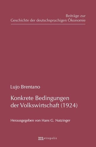 Konkrete Bedingungen der Volkswirtschaft (1924)