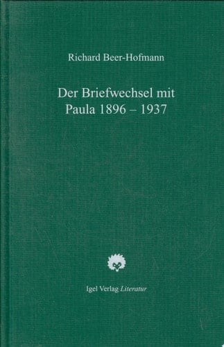 ?Der? Briefwechsel mit Paula 1896 - 1937 8