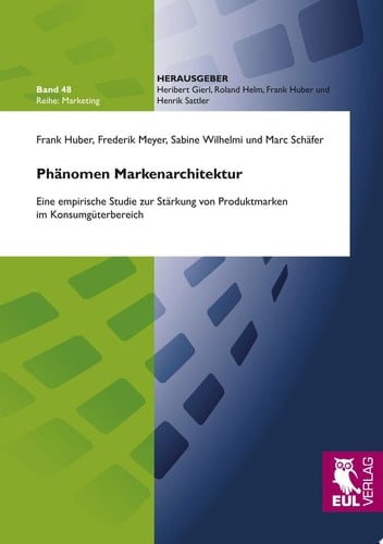 Phänomen Markenarchitektur eine empirische Studie zur Stärkung von Produktmarken im Konsumgüterbereich