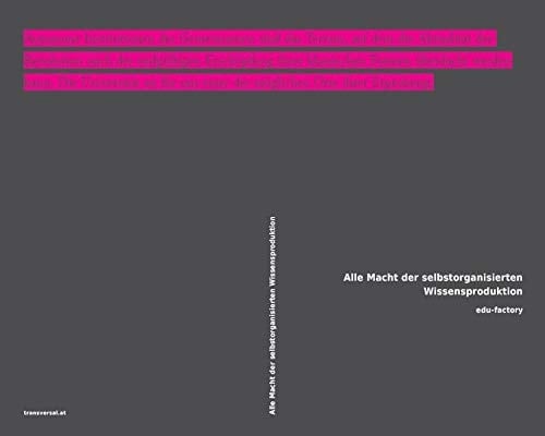 Alle Macht der selbstorganisierten Wissensproduktion
