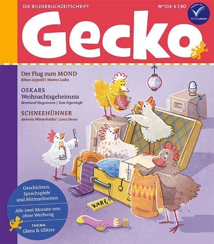Gecko Kinderzeitschrift Band 104 Thema: Glanz & Glitzer