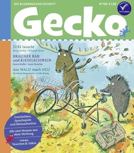 Gecko Kinderzeitschrift Band 105 Thema: Tauschen & Teilen