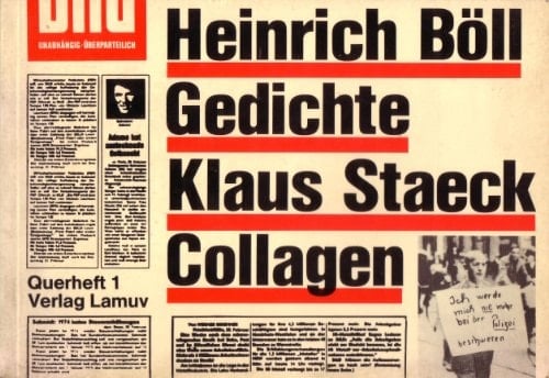 Gedichte, Collagen