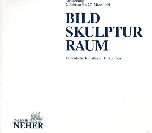 Heinrich Siepmann, Gemälde und Collagen von 1972 bis 1991 Ausstellung 8. Juni 1991 bis 31. Juli 1991, Galerie Neher