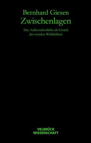 Zwischenlagen das Ausserordentliche als Grund der sozialen Wirklichkeit