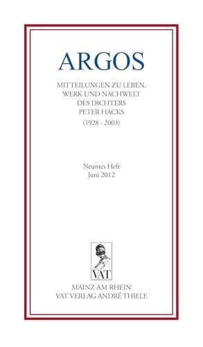 ARGOS. Neuntes Heft