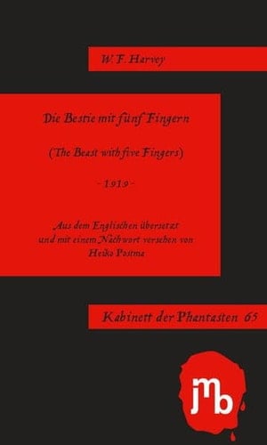 Die Bestie mit fünf Fingern 1919
