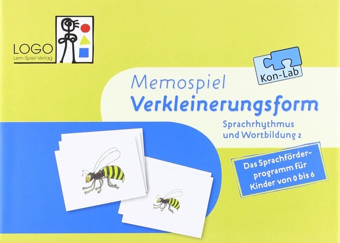 Memospiel Verkleinerungsform