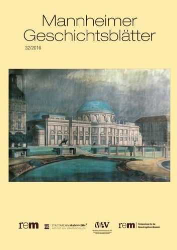 Mannheimer Geschichtsblätter 32/2016