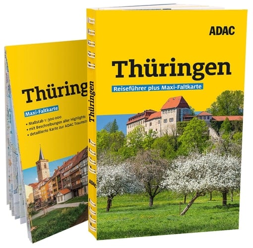 ADAC Reiseführer plus Thüringen Mit Maxi-Faltkarte und praktischer Spiralbindung