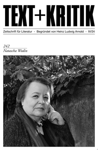 TEXT + KRITIK 242 - Natascha Wodin