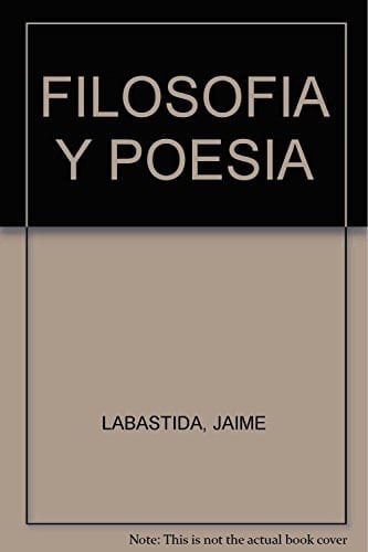 Filosofía y poesía discurso de ingreso a la Academia Mexicana de la Lengua 2 de abril 1998